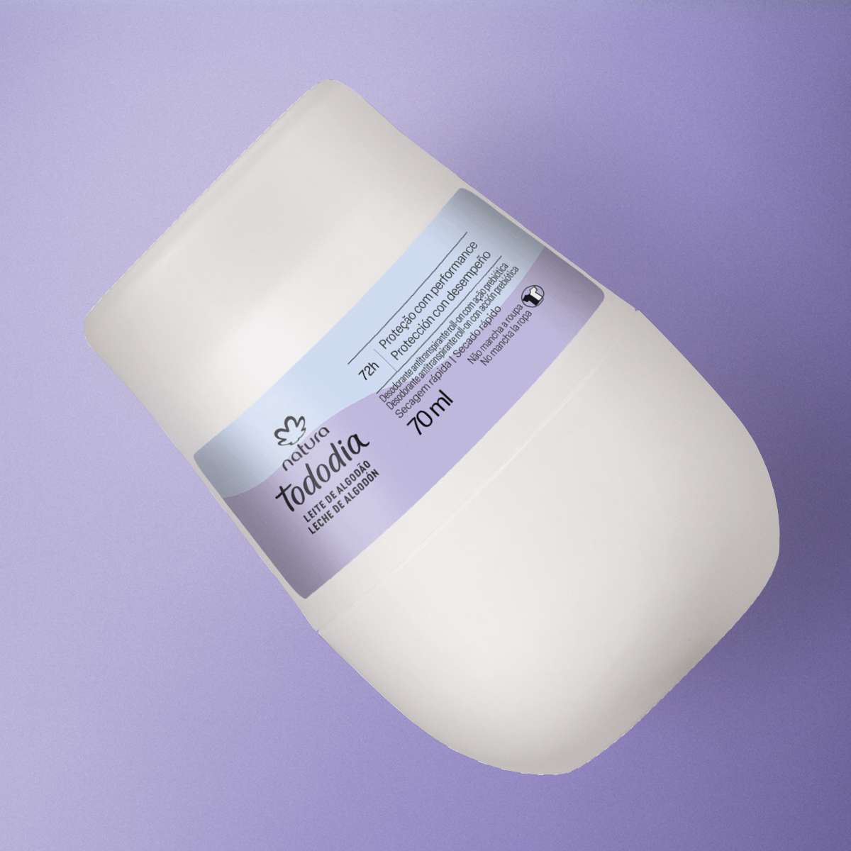 Desodorante Antitranspirante Roll-on Tododia Algodão