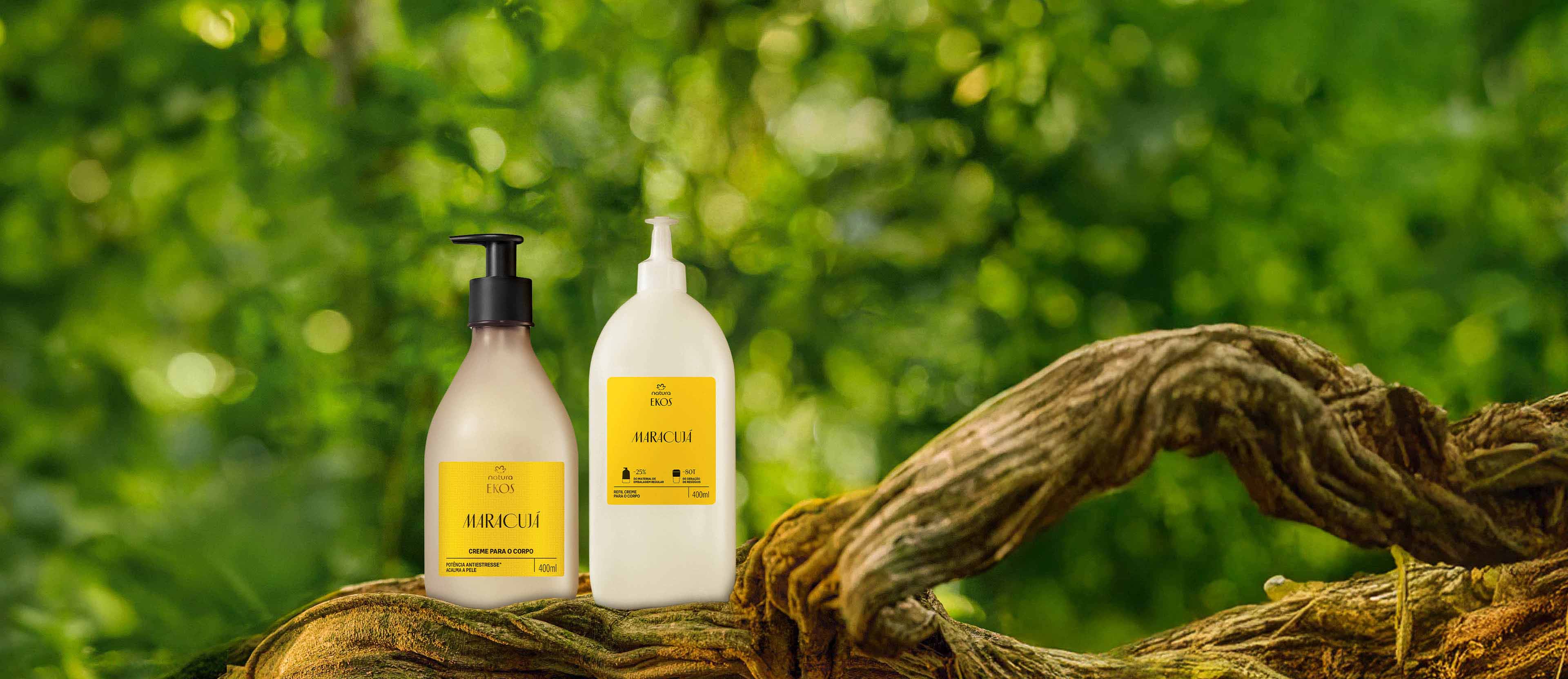 Kit Ekos Maracujá Creme para o Corpo e Refil