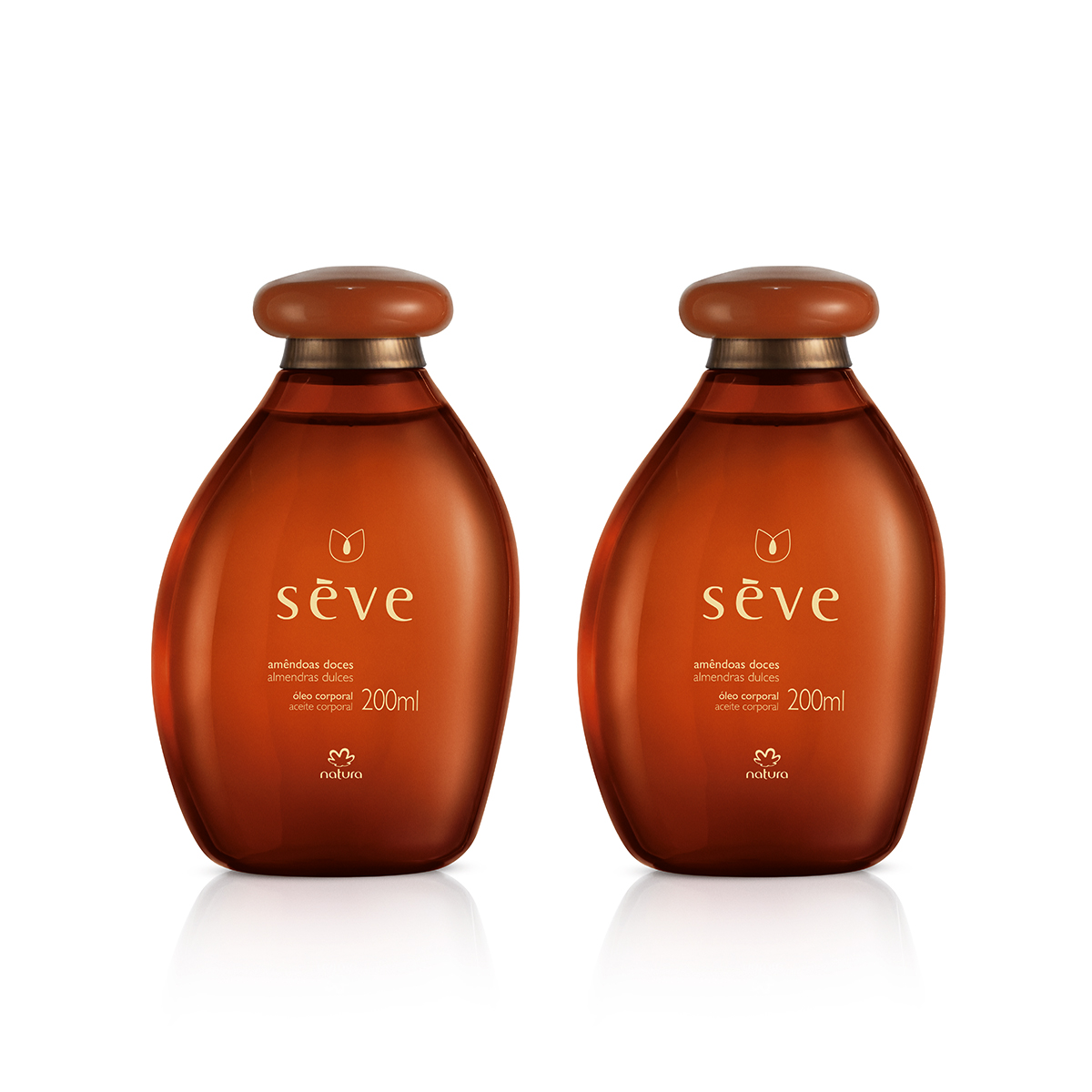 Kit Óleo Desodorante Corporal Sève Amêndoas Doces (2 unidades)