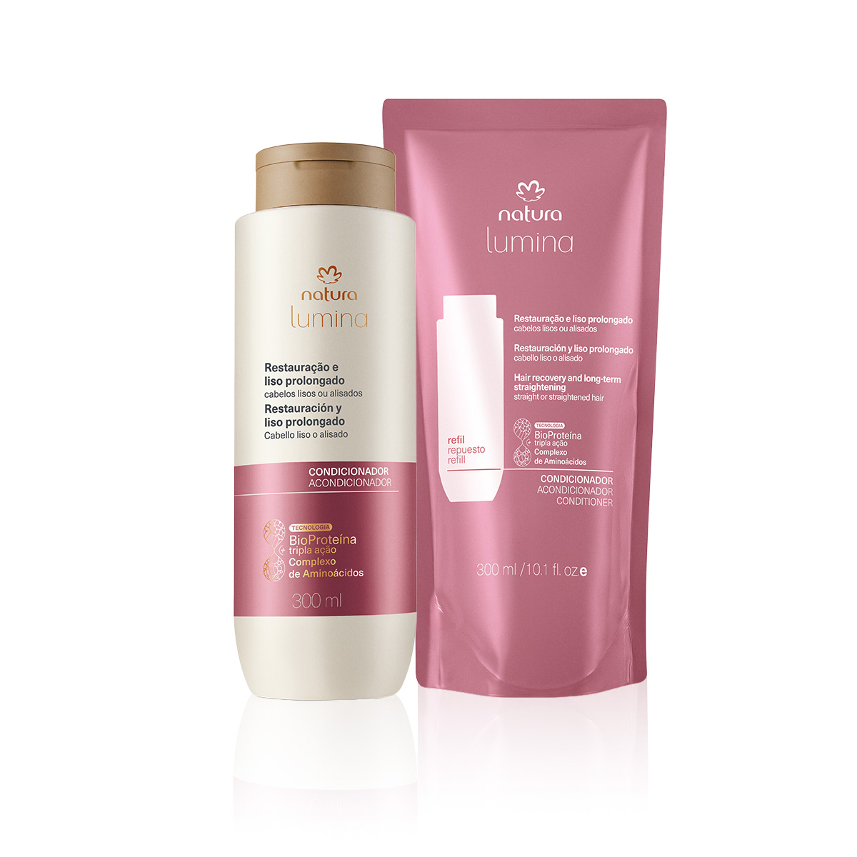 Kit Lumina Condicionador Restauração e Liso Prolongado