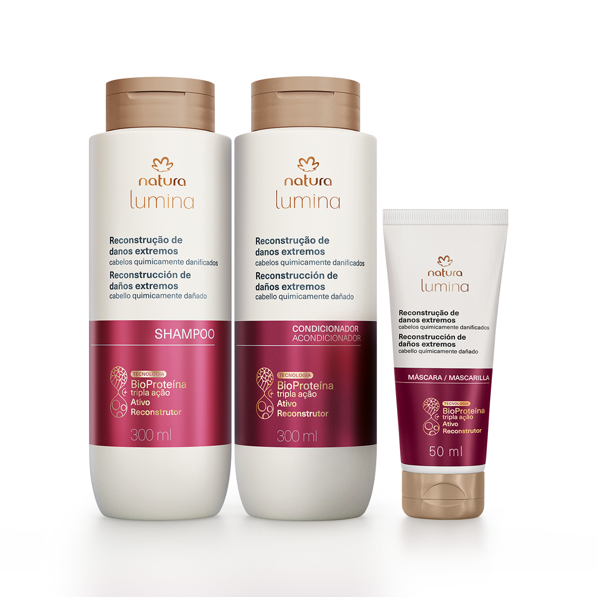 Kit Lumina Reconstrução de Danos Extremos (3 produtos)