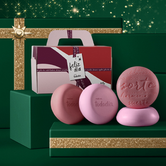 Presente Natura Tododia Sabonetes Banho de Prosperidade (4 unidades)