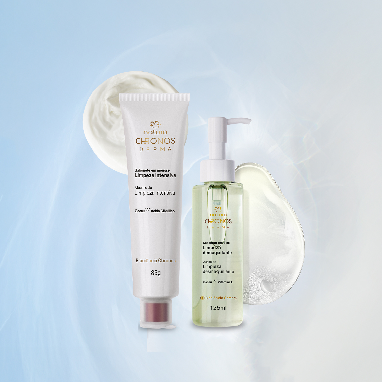 Kit Rotina de Limpeza Chronos Derma (2 produtos)