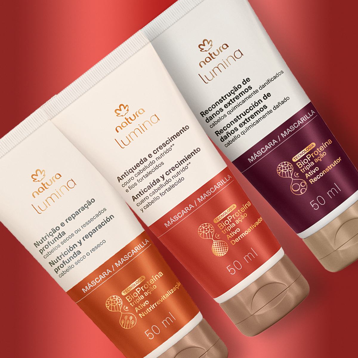 Kit Máscaras Portáteis Lumina (3 produtos)