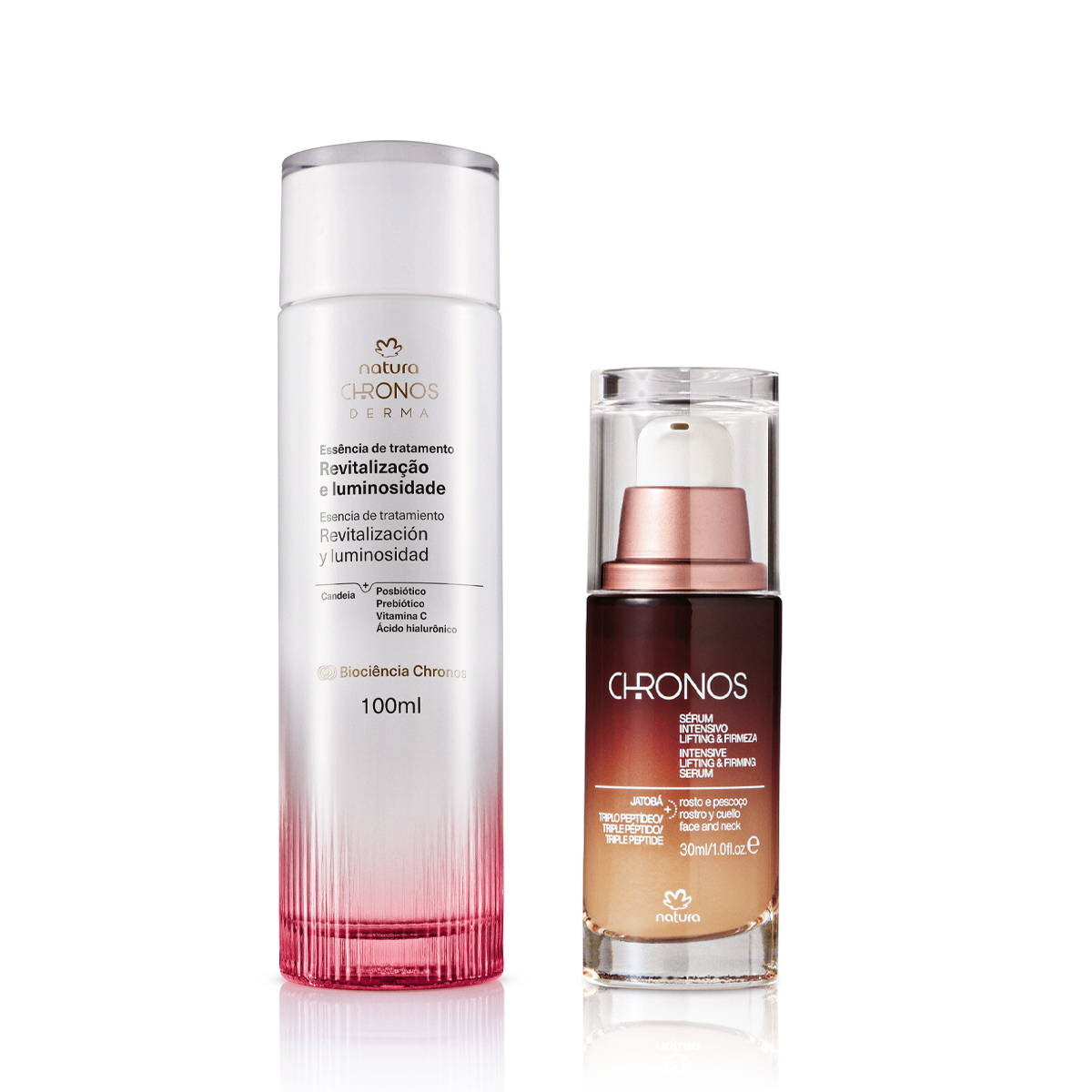Kit Essência e Sérum Intensivo Lifting e Firmeza Chronos (2 produtos)