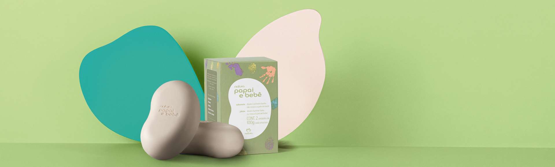 Sabonete em Barra Papai e Bebê 2 un de 100 g