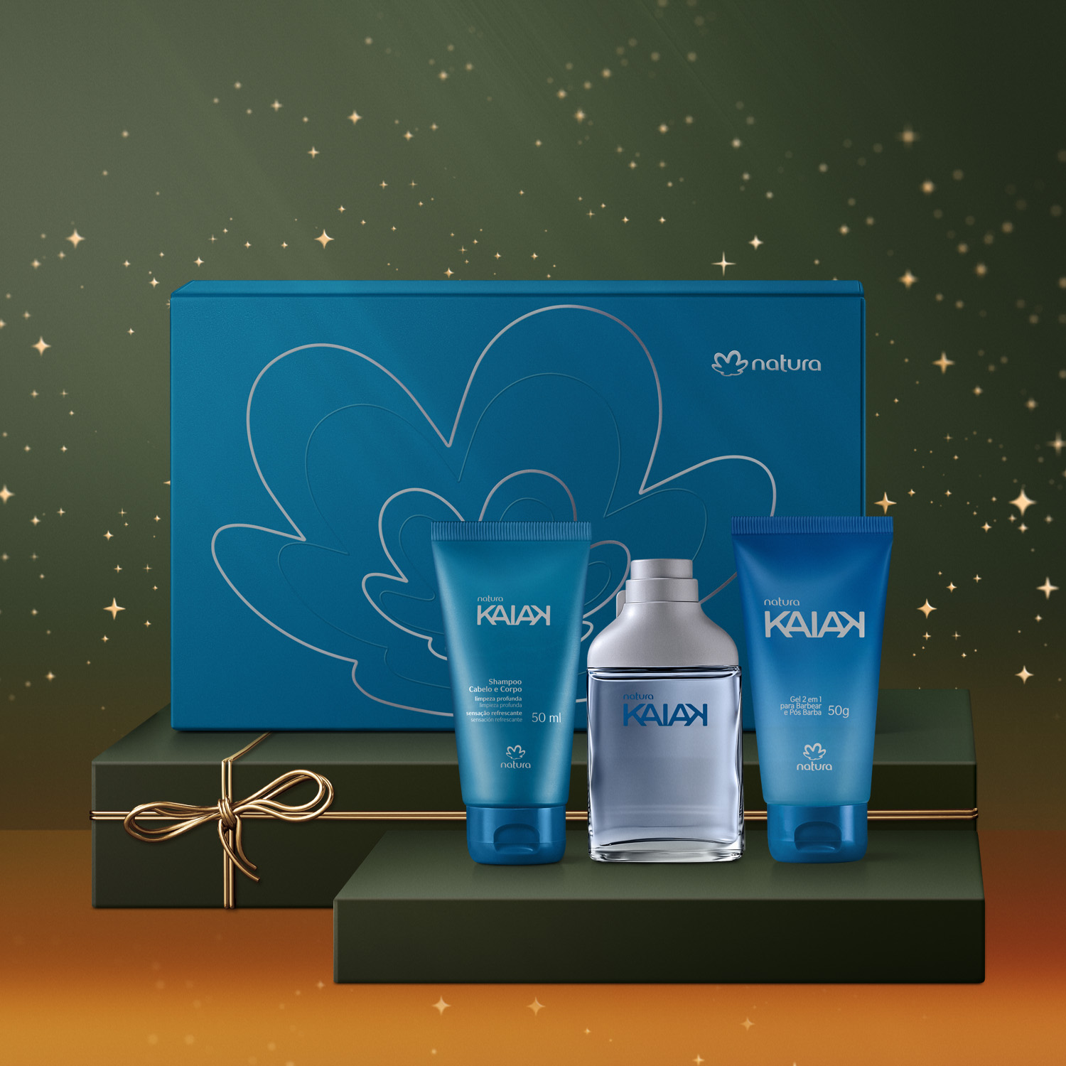 Presente Natura Kaiak Masculino Miniaturas (3 produtos)