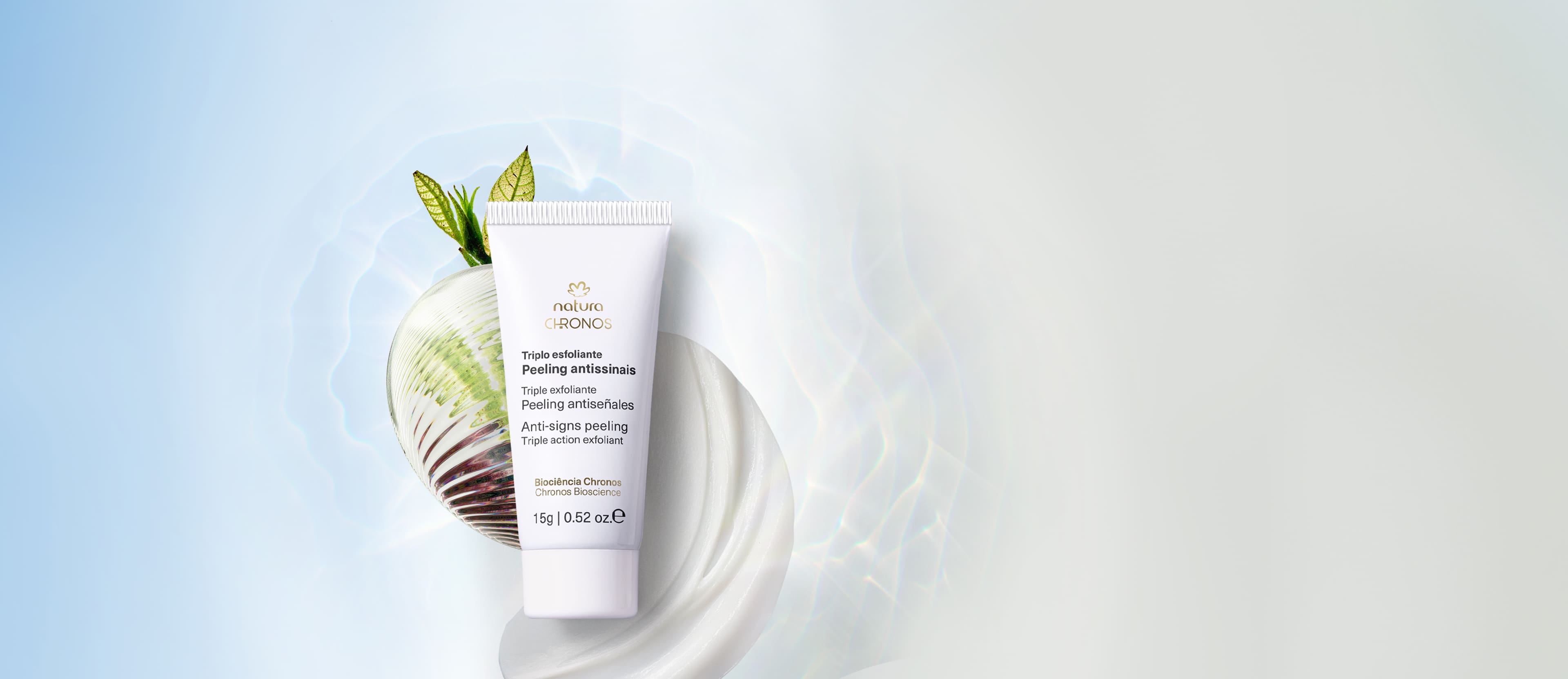 Triplo Esfoliante Peeling Antissinais Miniatura Chronos Derma