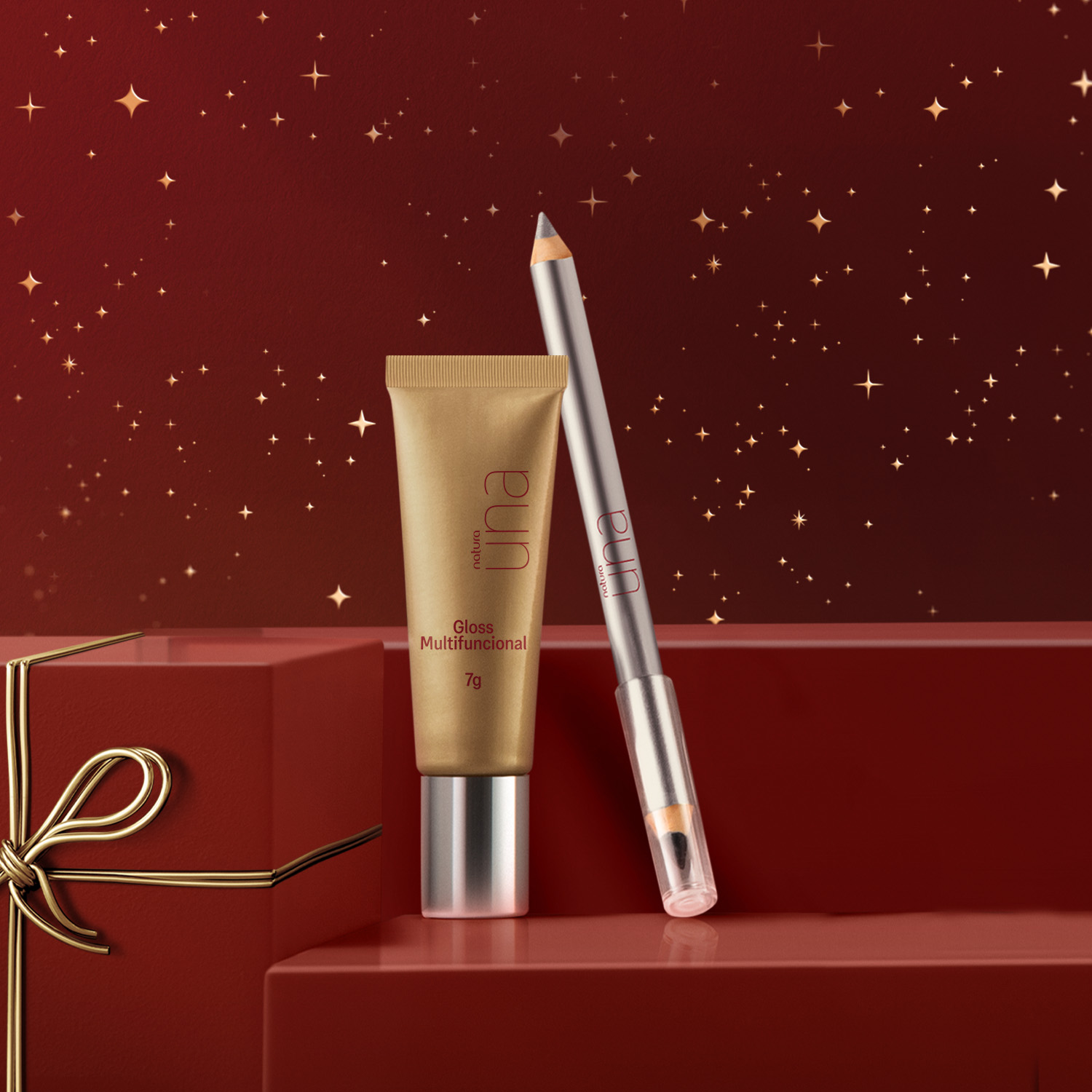 Presente Natura Una Celebrar Olhos e Boca (2 produtos)