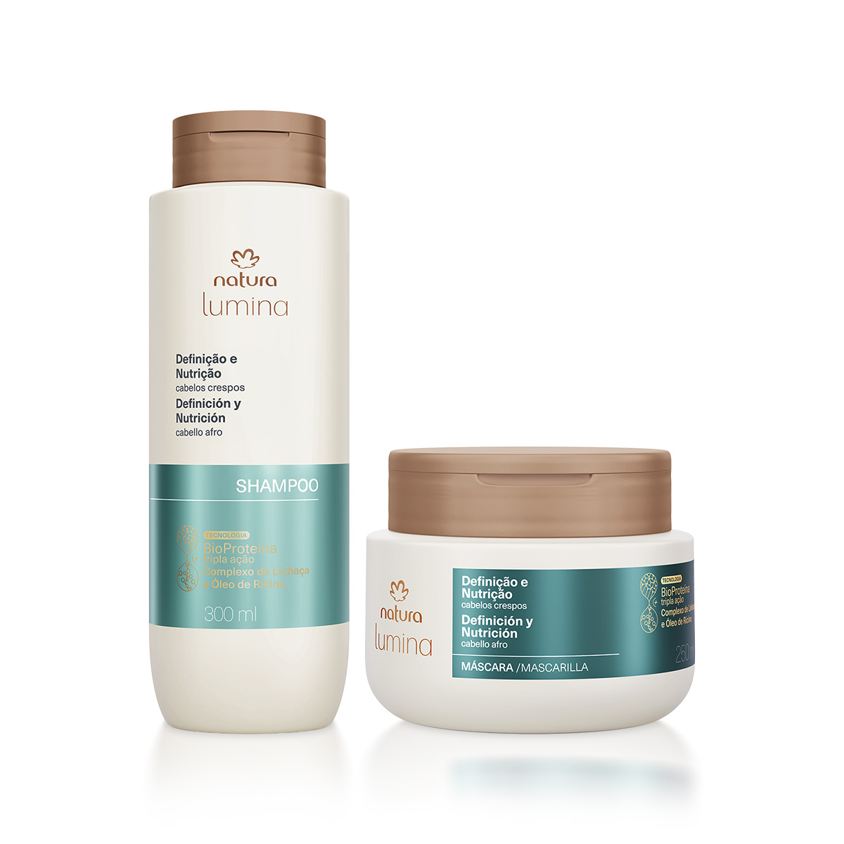 Kit Lumina Definição e Nutrição para Crespos Shampoo e Máscara