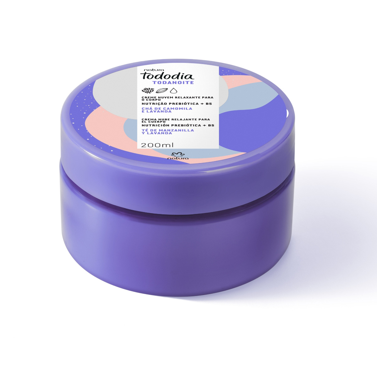 Creme Nuvem Relaxante Para o Corpo Tododia Todanoite