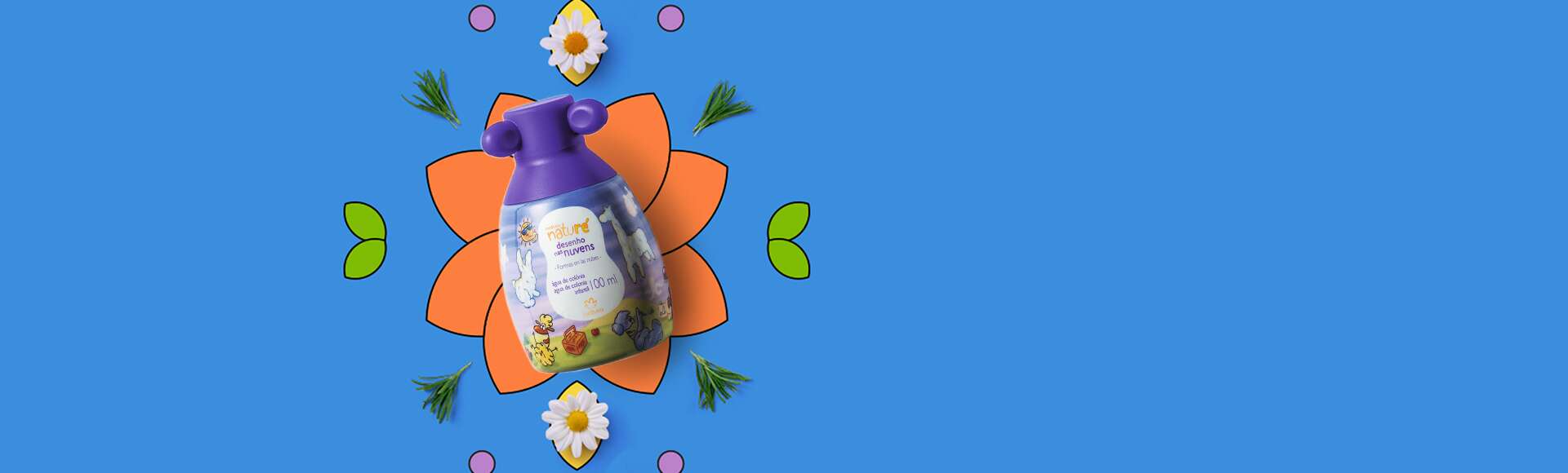 Naturé Desenho nas Nuvens Água de Colônia 100 ml