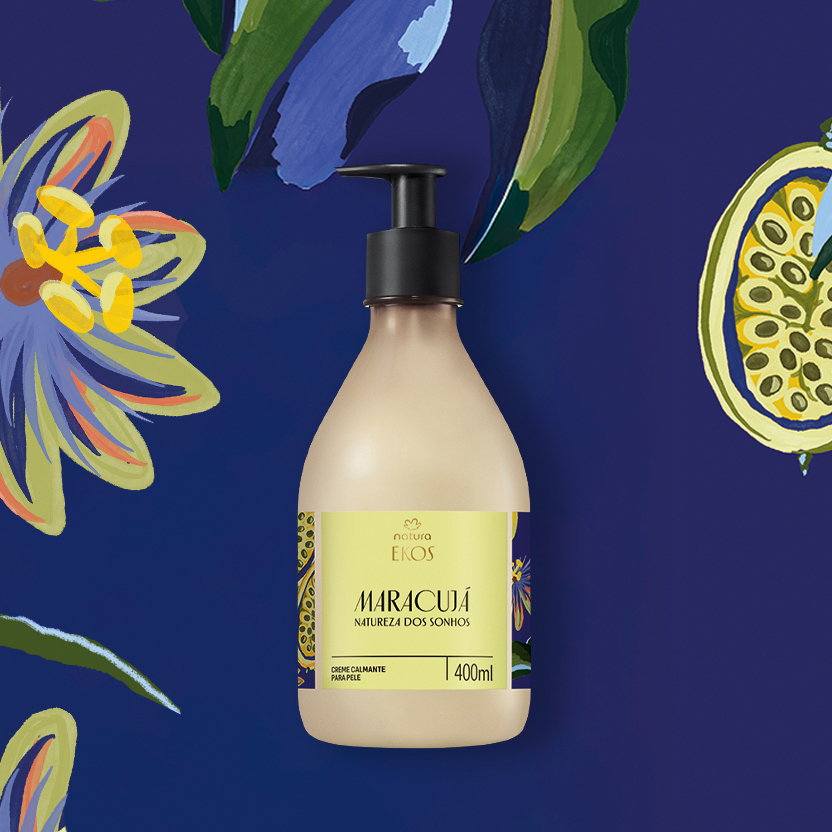 Creme Desodorante Hidratante para o Corpo Ekos Maracujá Natureza dos Sonhos