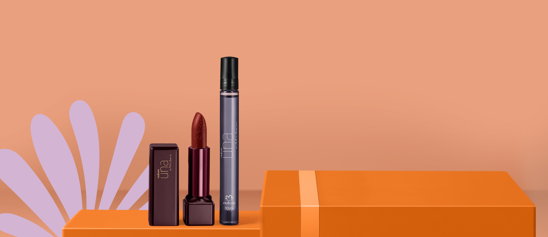 Presente Natura Una Artisan Deo Parfum e Batom (2 produtos)