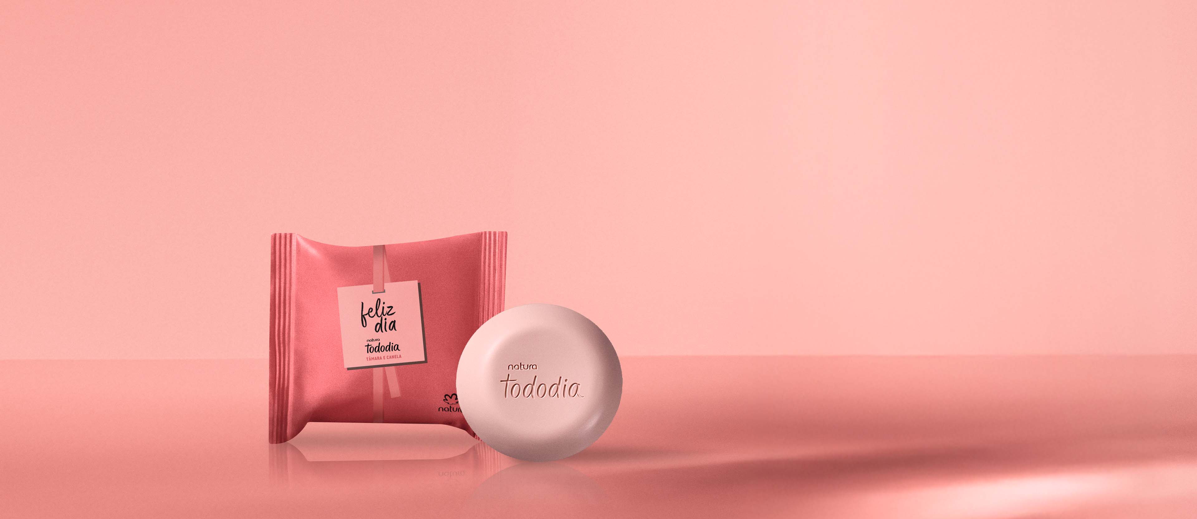 Sabonete em Barra Puro Vegetal Tododia Tâmara e Canela