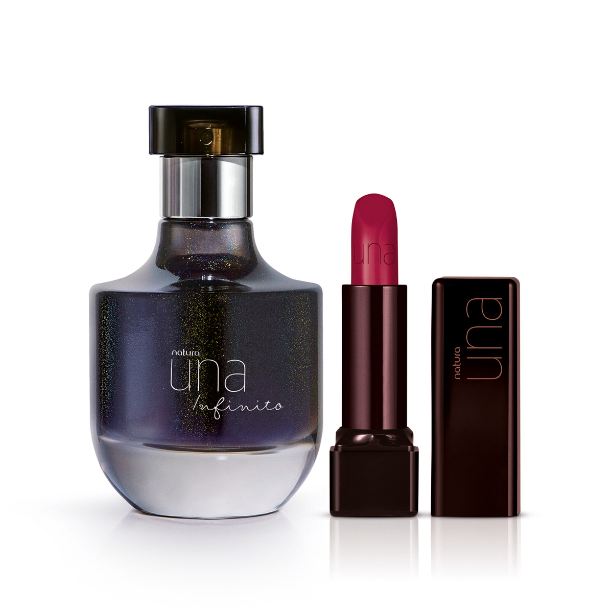 Kit Una Infinito Deo Parfum e Batom Extremo Conforto Número 2
  