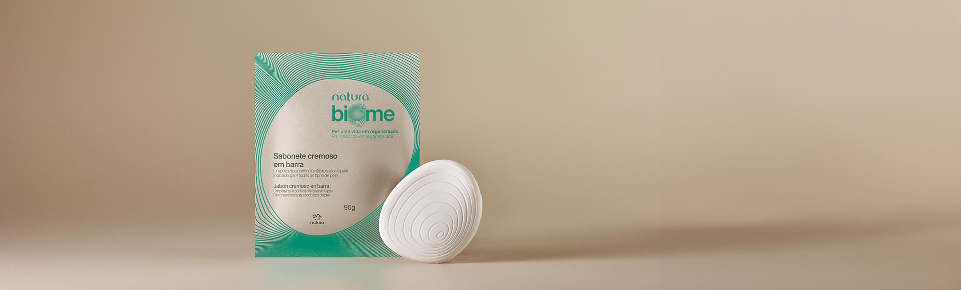 Sabonete Cremoso em Barra Biōme