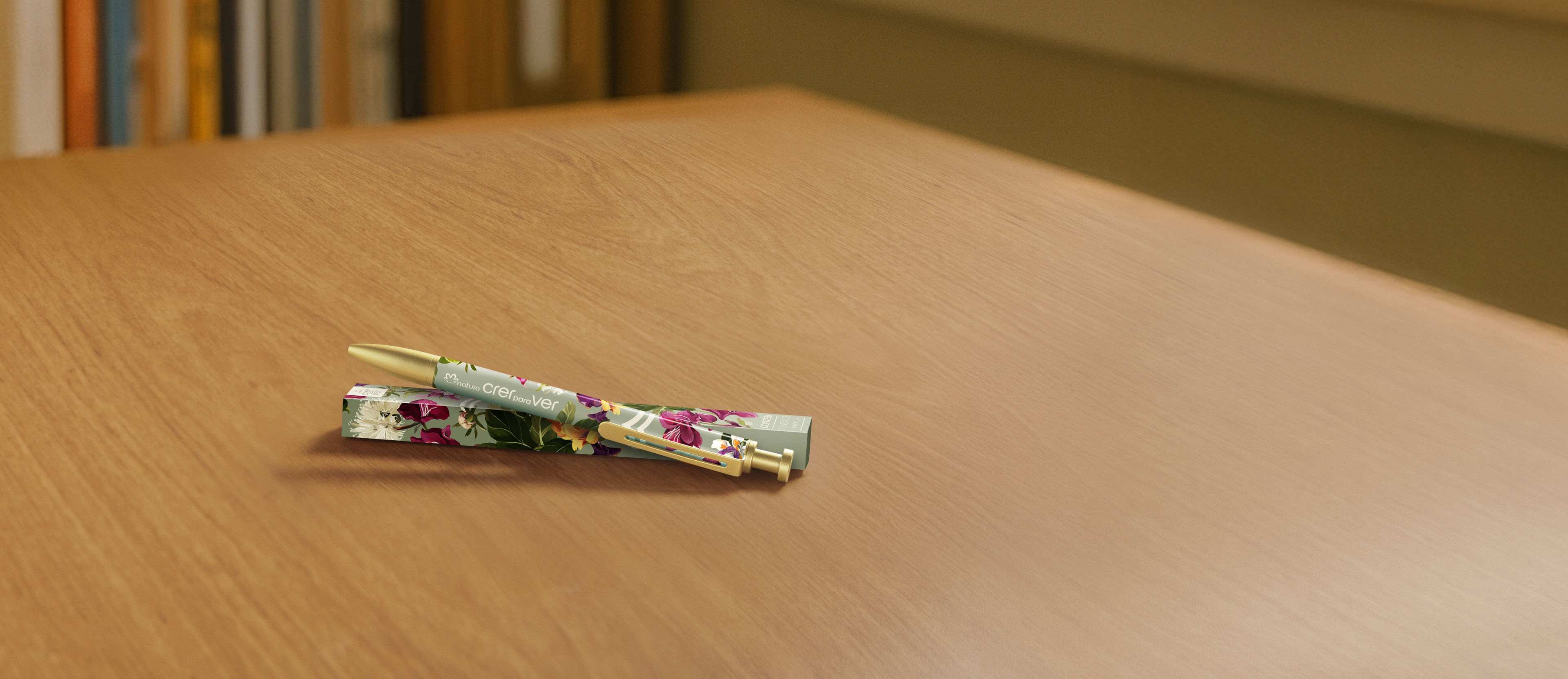 Caneta Estampada Crer Para Ver