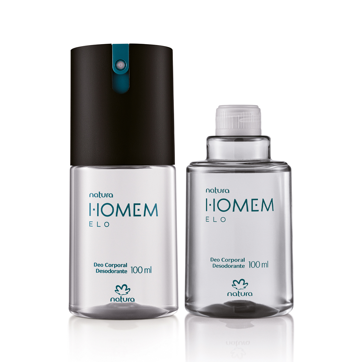 Kit Desodorante Corporal Natura Homem Elo com Refil (2 produtos)