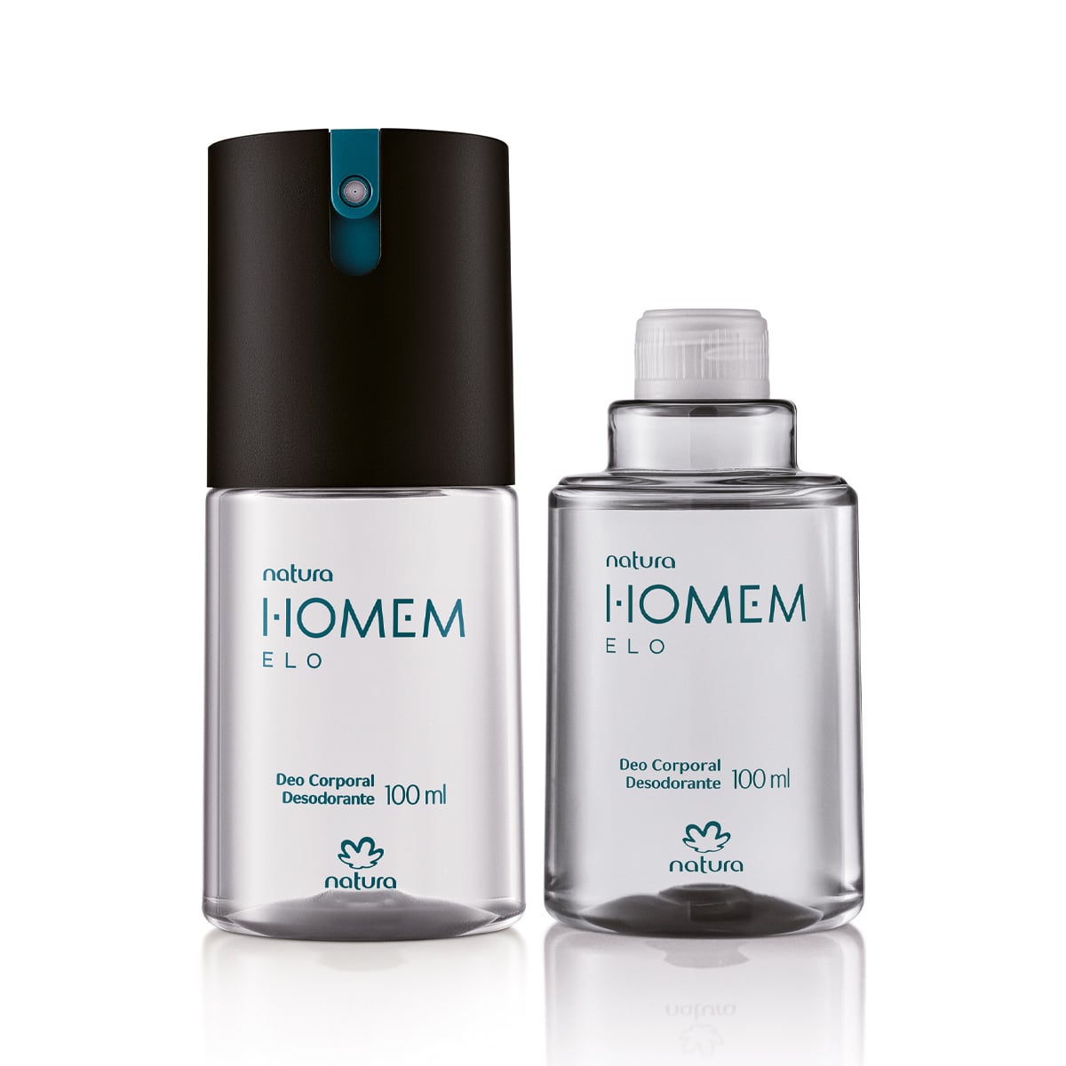Kit Desodorante Corporal Natura Homem Elo com Refil (2 produtos)