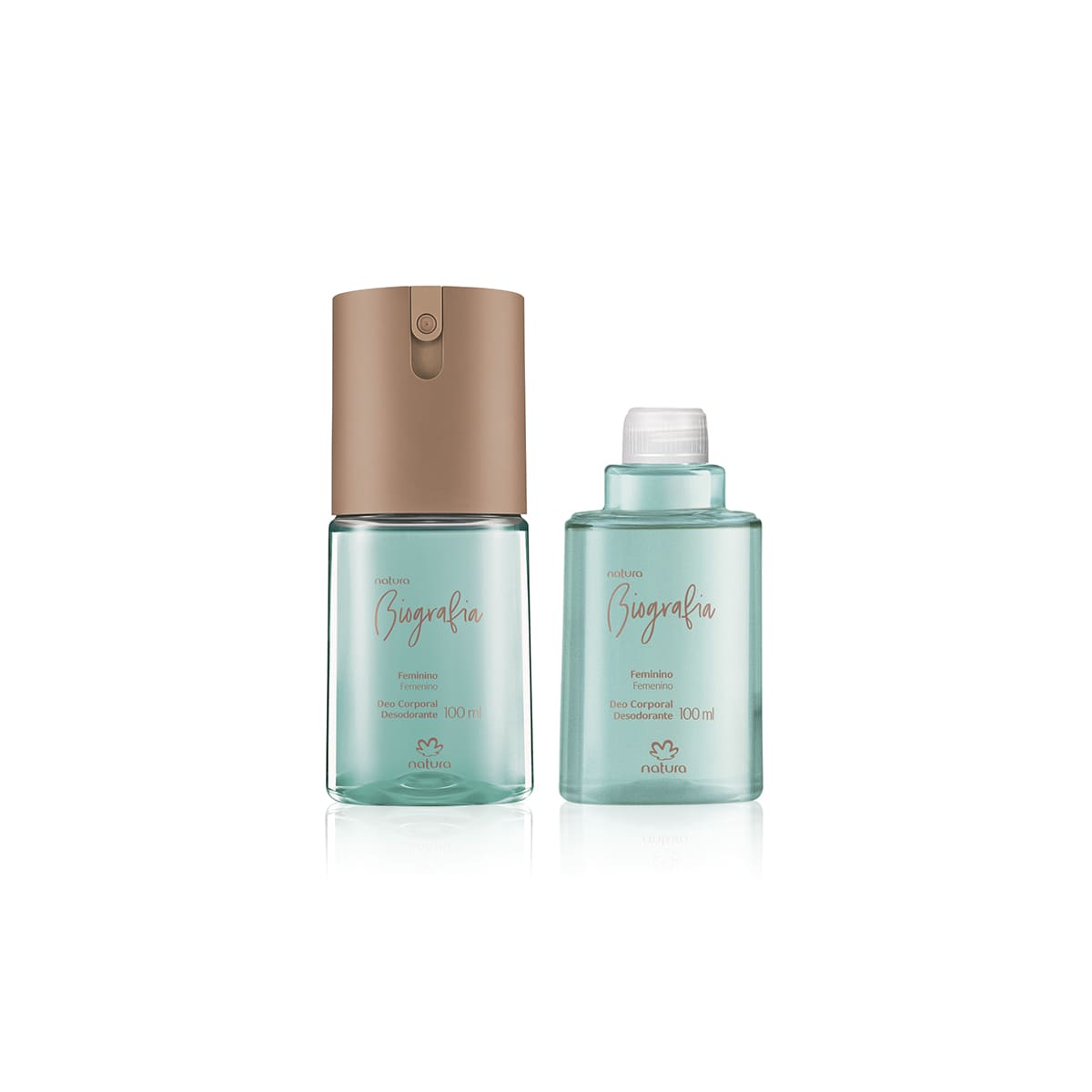 Kit Biografia Feminino Desodorante Corporal com Refil (2 produtos)