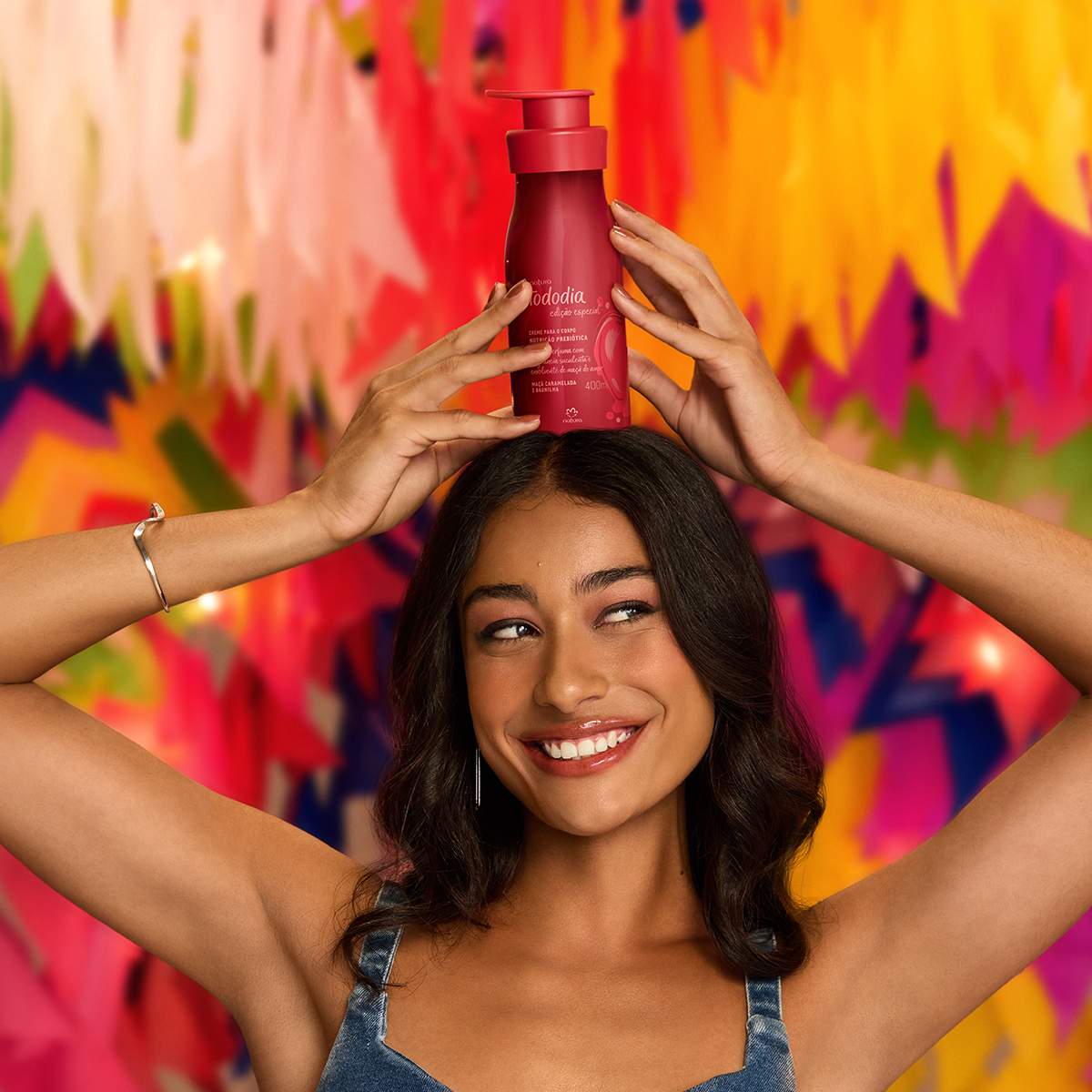 Creme Desodorante Nutritivo para o Corpo Tododia Maçã Caramelada e Baunilha