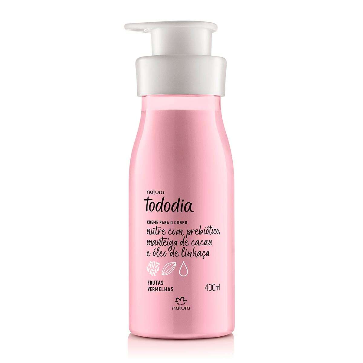Creme Desodorante Nutritivo Para o Corpo Tododia Frutas Vermelhas 400 ml