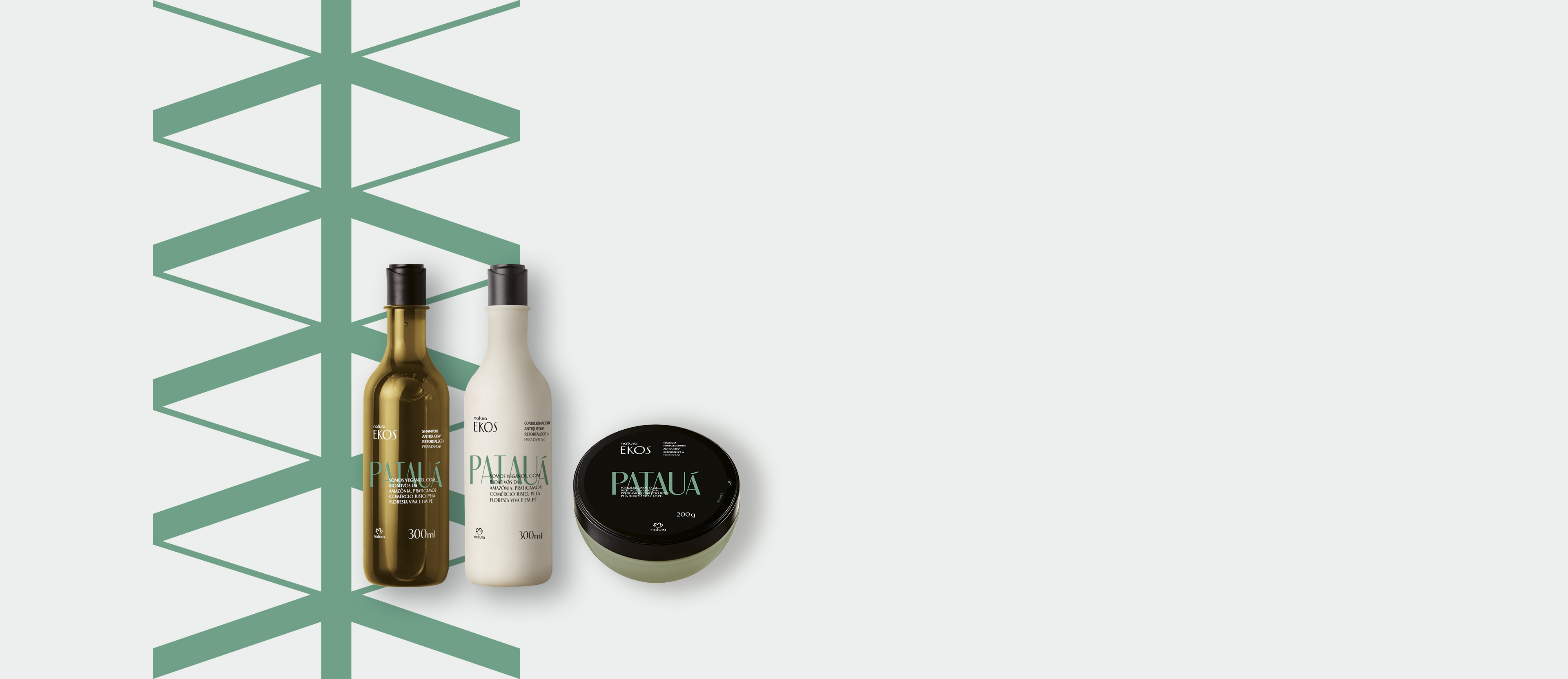 Kit Ekos Patauá, Shampoo, Condicionador e Máscara (3 produtos)