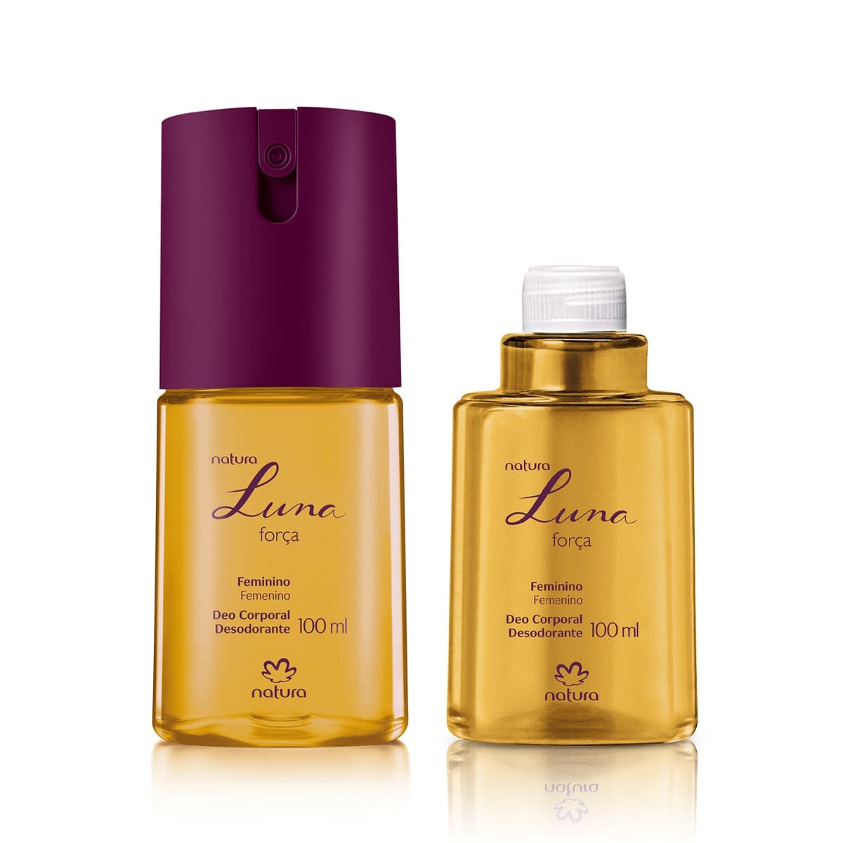 Kit Desodorante Corporal Luna Força com Refil