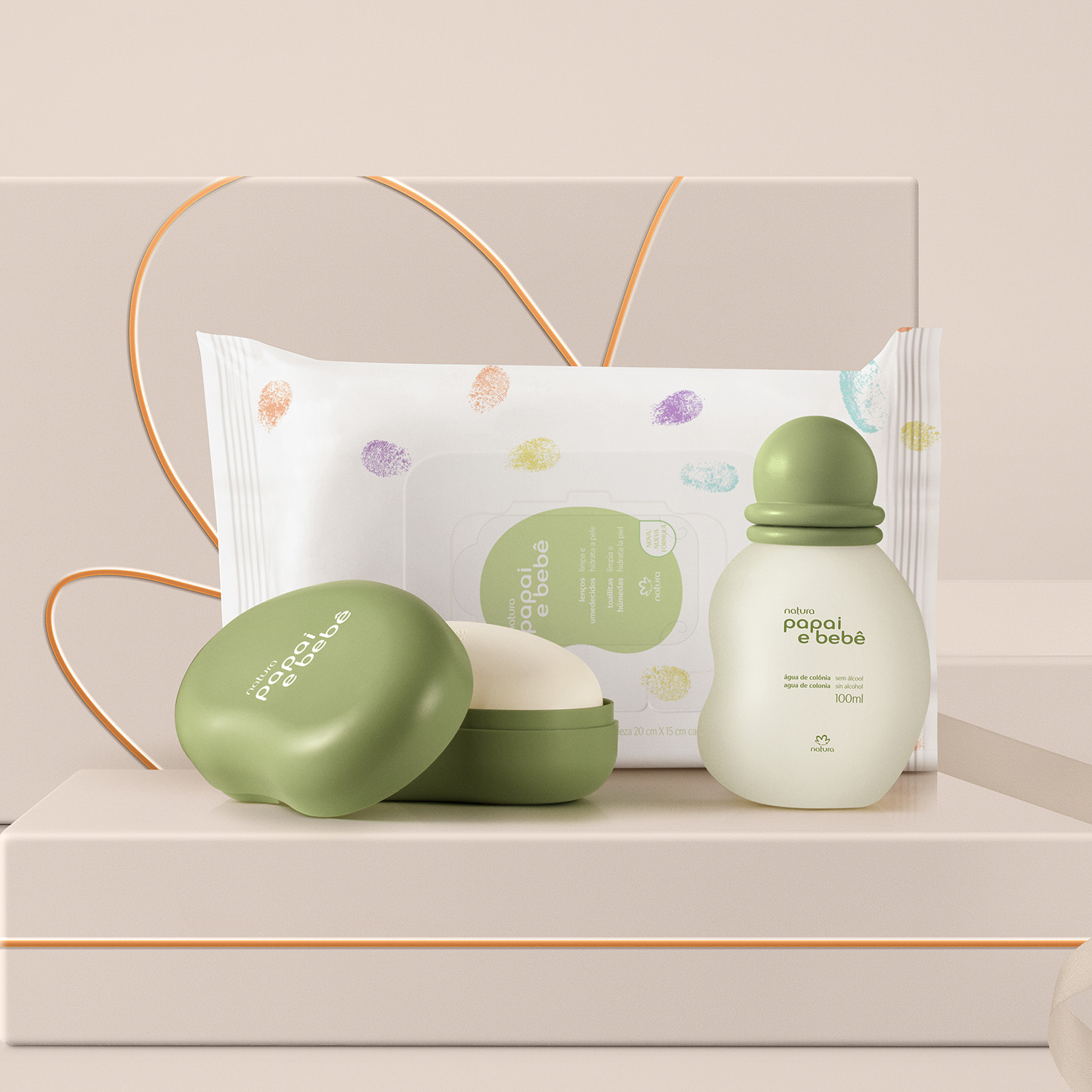 Presente Natura Papai e Bebê (3 produtos)