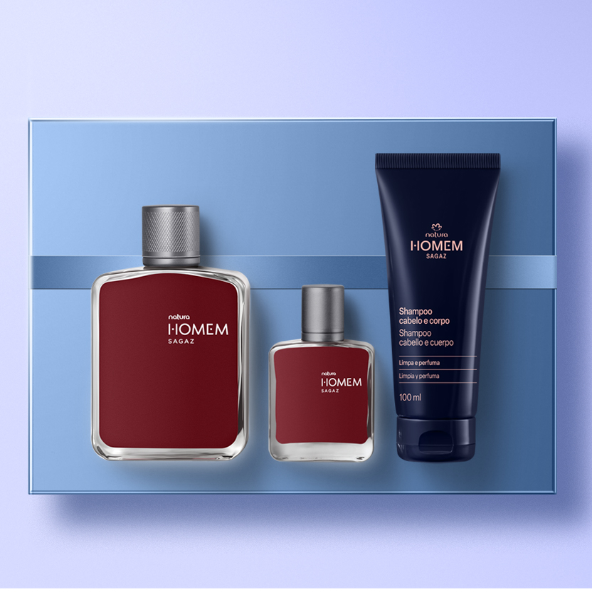 Presente Natura Homem Sagaz (3 produtos)
