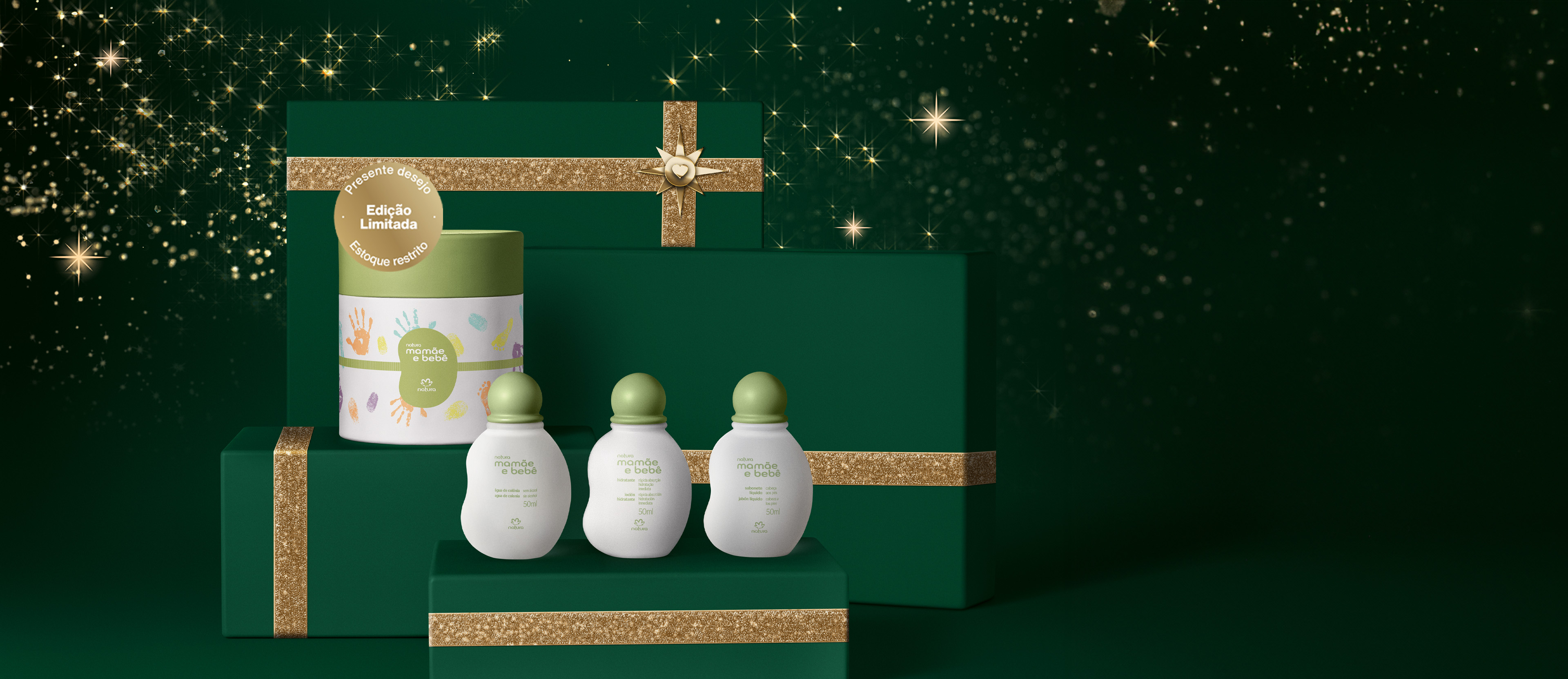 Presente Natura Mamãe e Bebê Miniaturas (3 produtos)