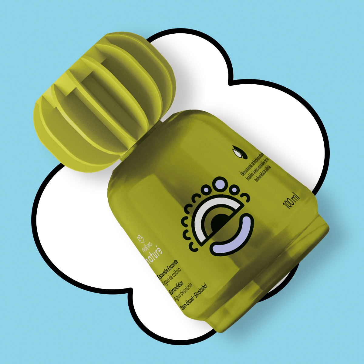 Colônia Naturé Esconde Esconde 100 ml