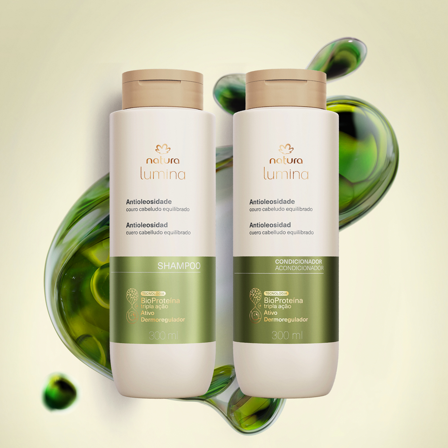 Kit Shampoo e Condicionador Lumina Antioleosidade (2 produtos)