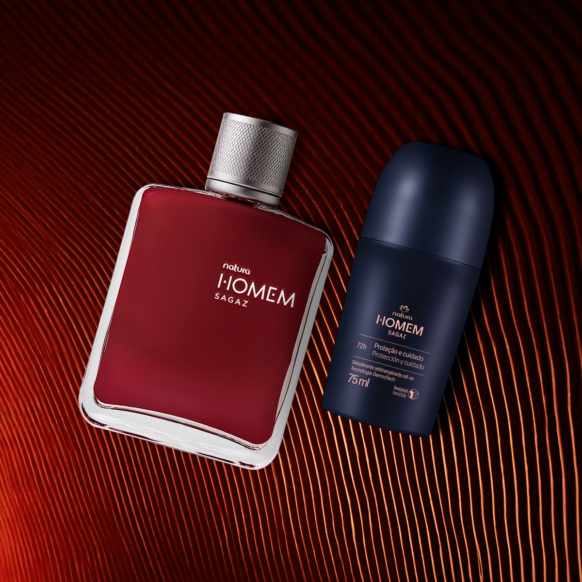 Kit Natura Homem Sagaz e Desodorante Roll-on (2 produtos)