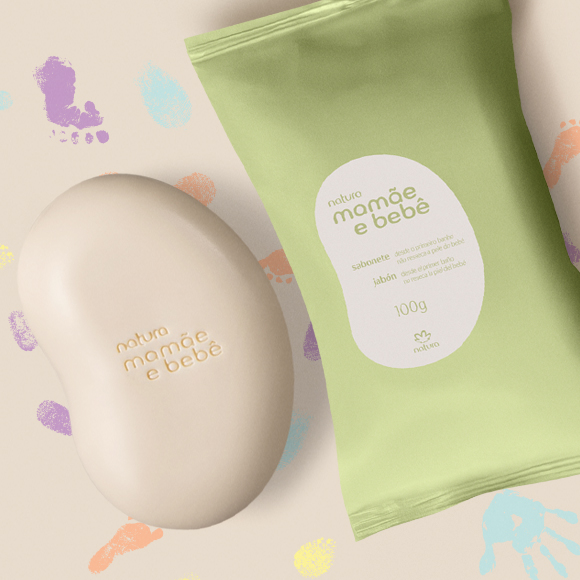 Sabonete em Barra Mamãe e Bebê