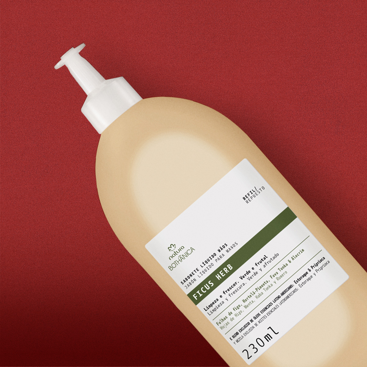 Refil Sabonete Líquido Mãos Bothânica Ficus Herb 230 ml