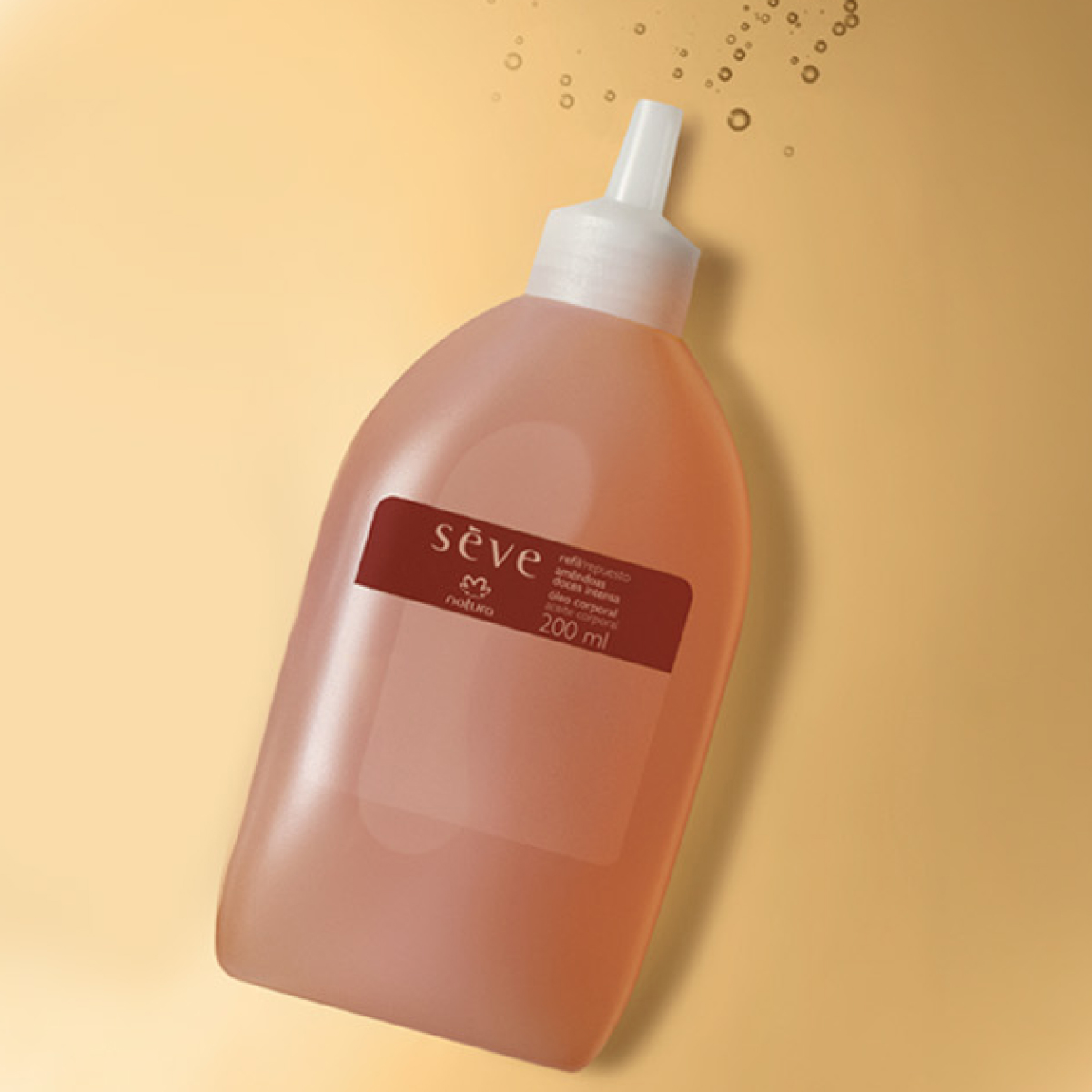 Refil Óleo Desodorante Corporal Sève Amêndoas Doces Intensa