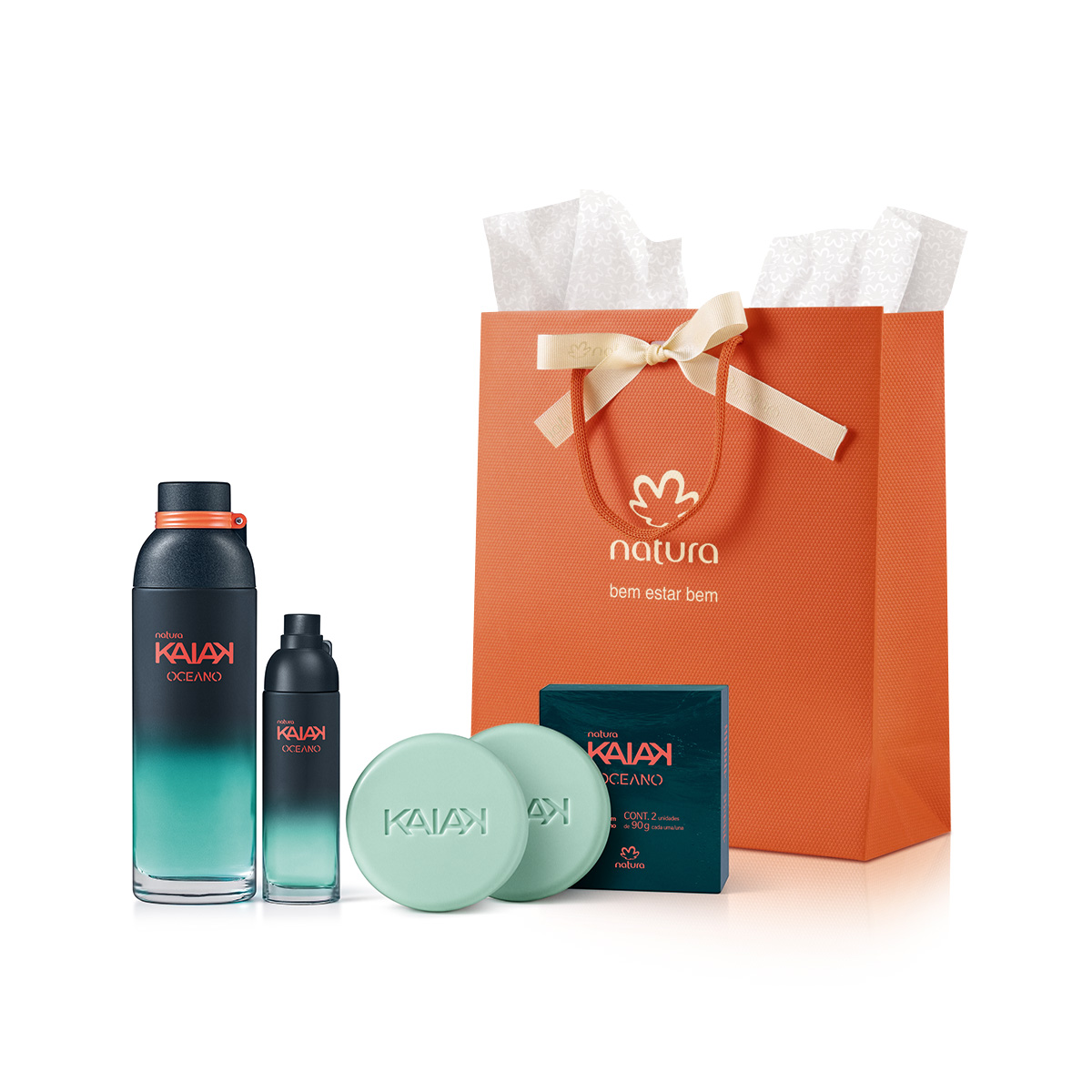 Presente Natura Kaiak Oceano Feminino (3 produtos)