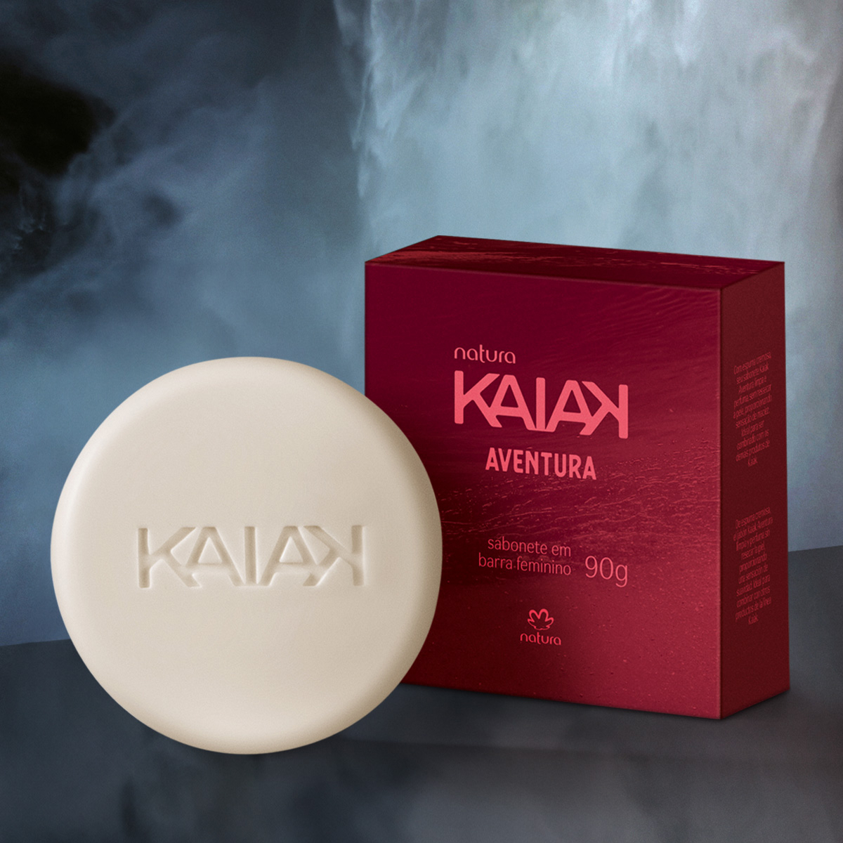 Sabonete em Barra Puro Vegetal Kaiak Aventura Feminino 90 g