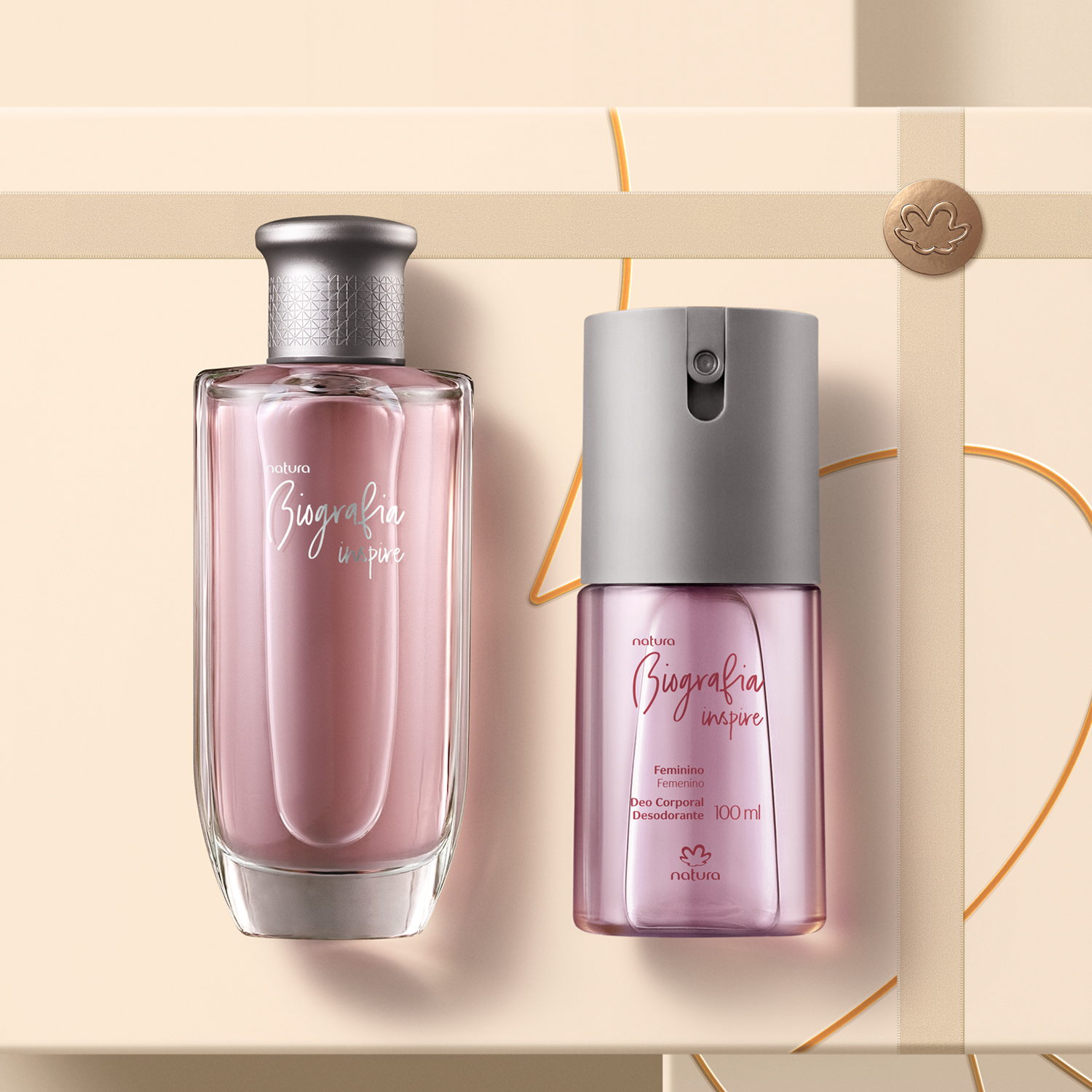 Presente Natura Biografia Inspire (2 produtos)
