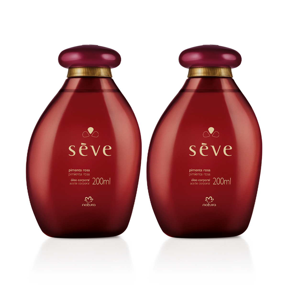 Kit Óleo Desodorante Corporal Sève Pimenta Rosa (2 unidades) Kit Óleo Desodorante Corporal Sève Pimenta Rosa (2 unidades)