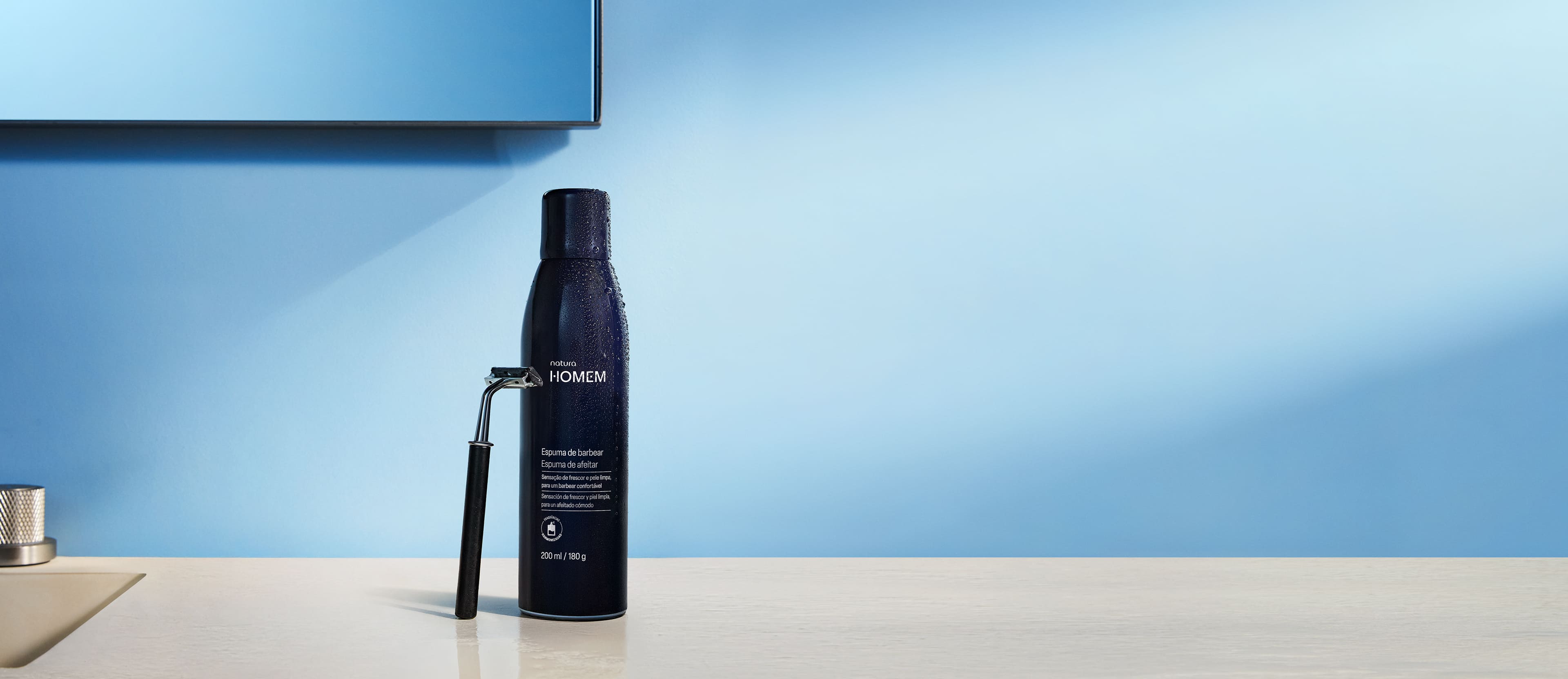 Espuma de Barbear Natura Homem