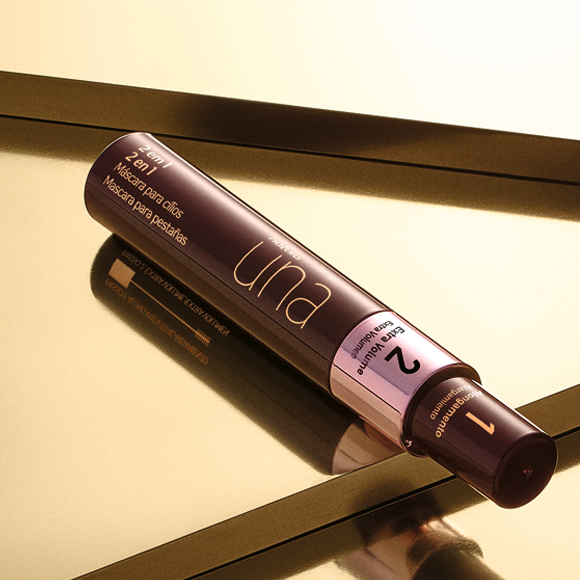 Máscara para Cílios 2 em 1 Una