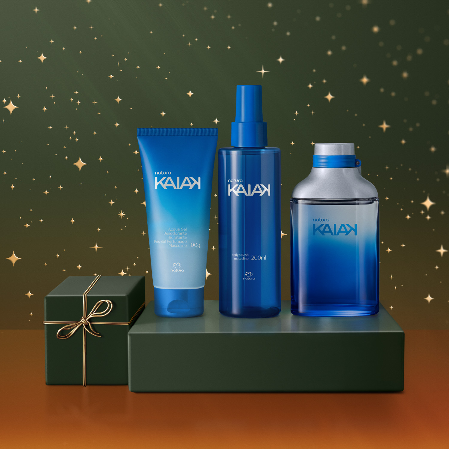 Presente Natura Kaiak Masculino Completo (3 produtos)