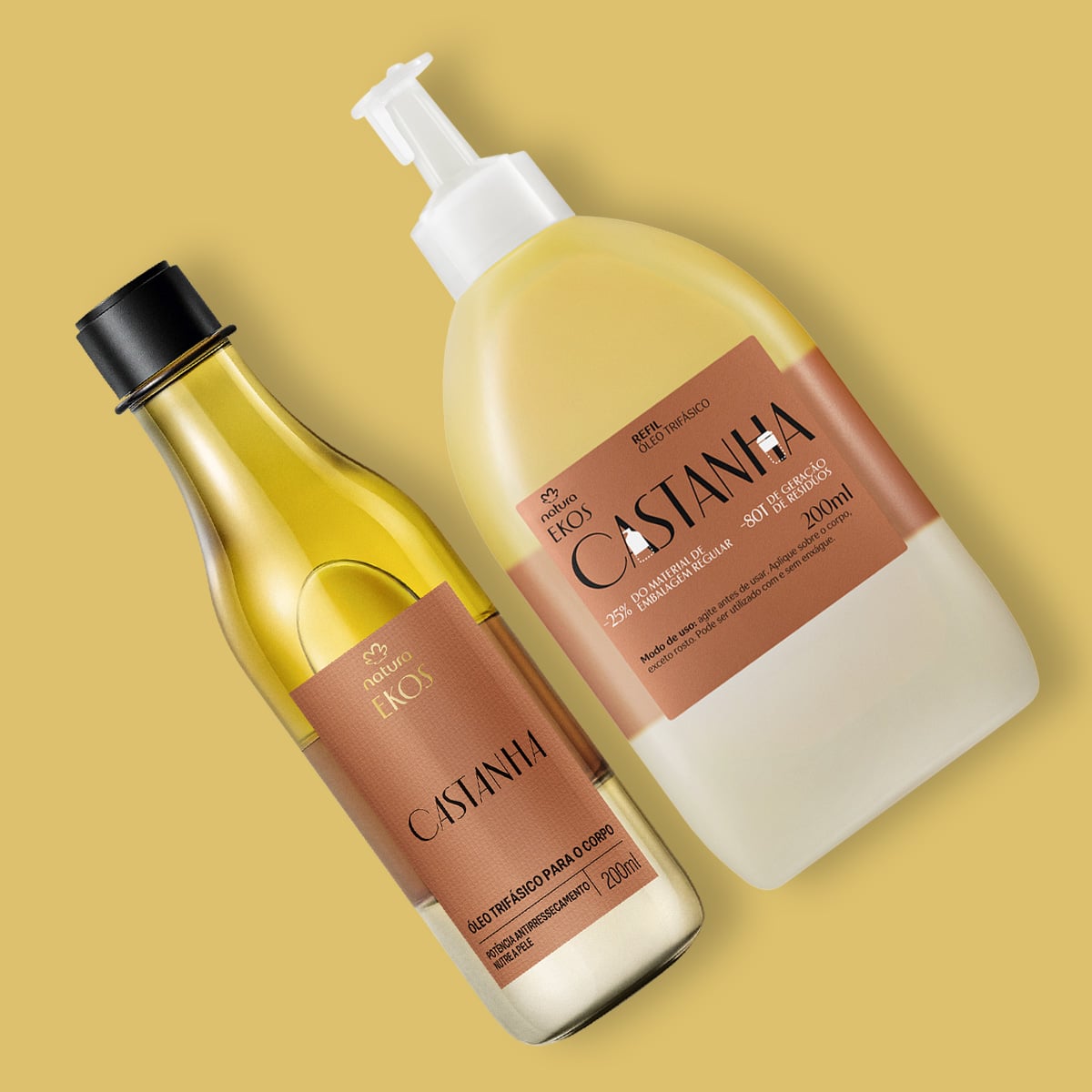 Kit Ekos Castanha Óleo Trifásico com Refil