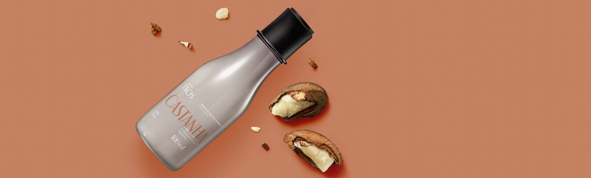 Sabonete Líquido para o Corpo Ekos Castanha 100 ml