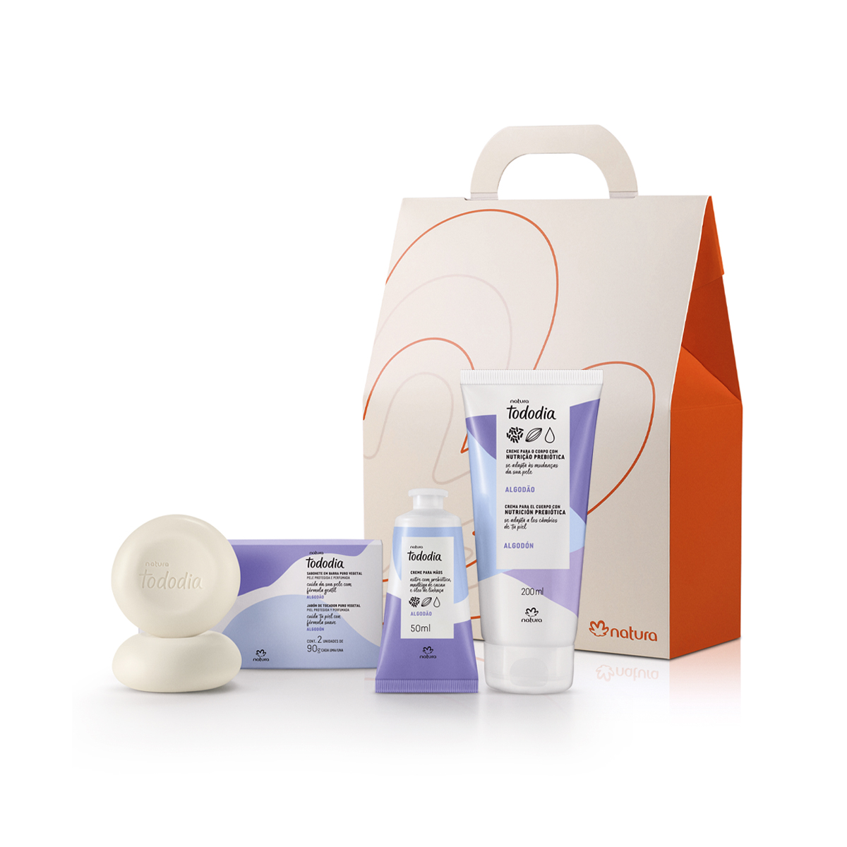 Presente Natura Tododia Algodão Completo (3 produtos)
  