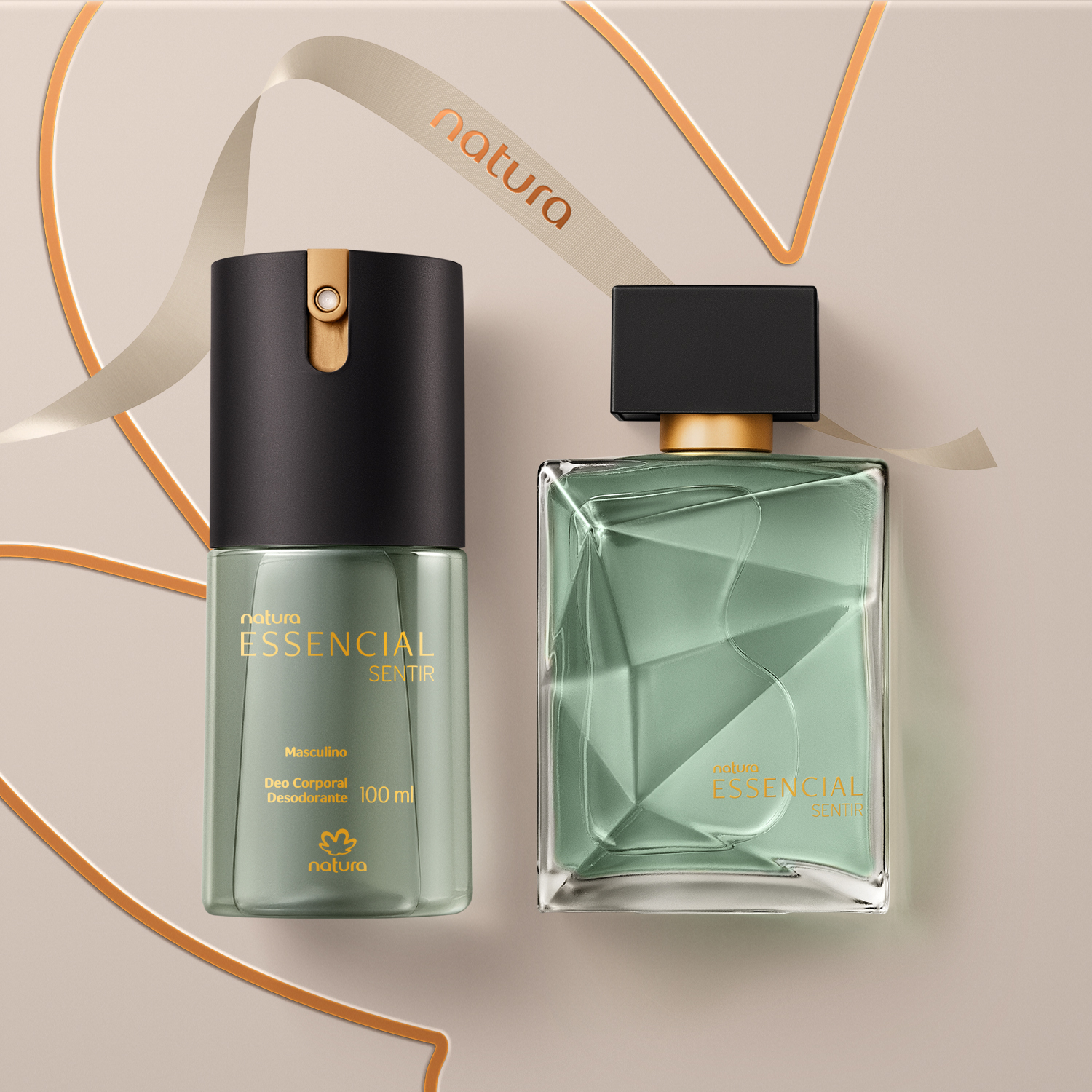 Presente Natura Essencial Sentir Masculino (2 produtos)
