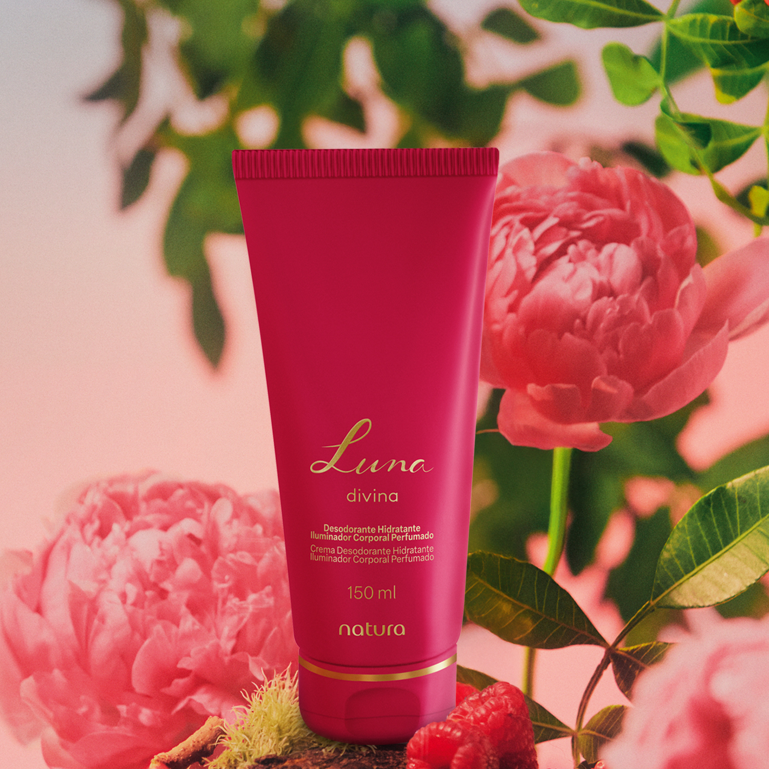 Desodorante Hidratante Iluminador Corporal Perfumado Luna Divina